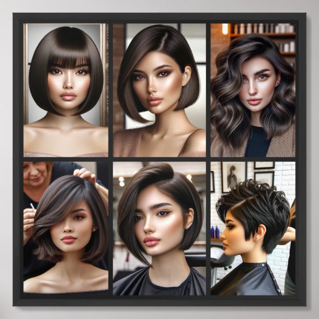 The Signature Style - Couture Cuts Display Salon Framed Art (Framed Front)