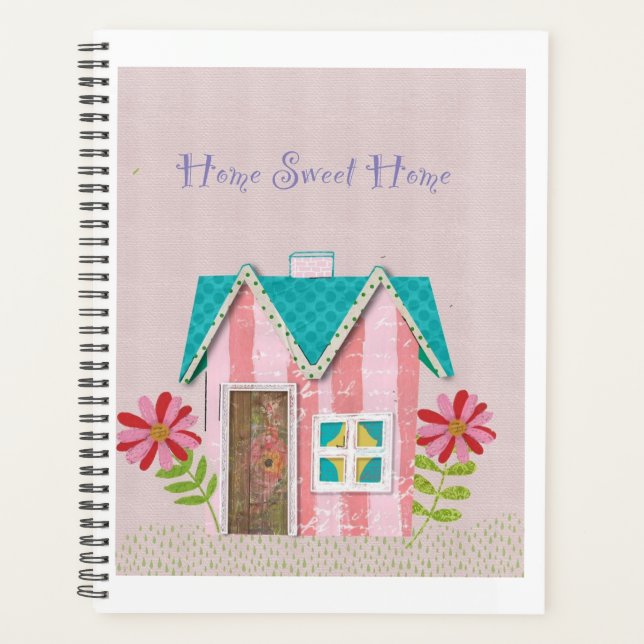The Signature Whimsy (Pink & Teal) Planner (Front)