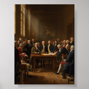 The Signing of the Declaration of Independence – 1 Poster