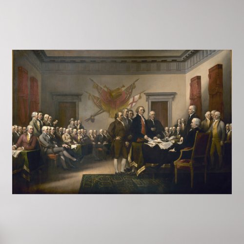 The Signing of The Declaration of Independence Poster