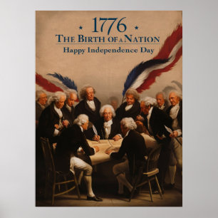 The signing of the Declaration of Independence Poster