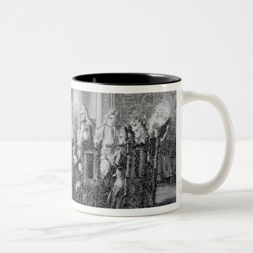 The Signing of the Treaty of Utrecht Two_Tone Coffee Mug