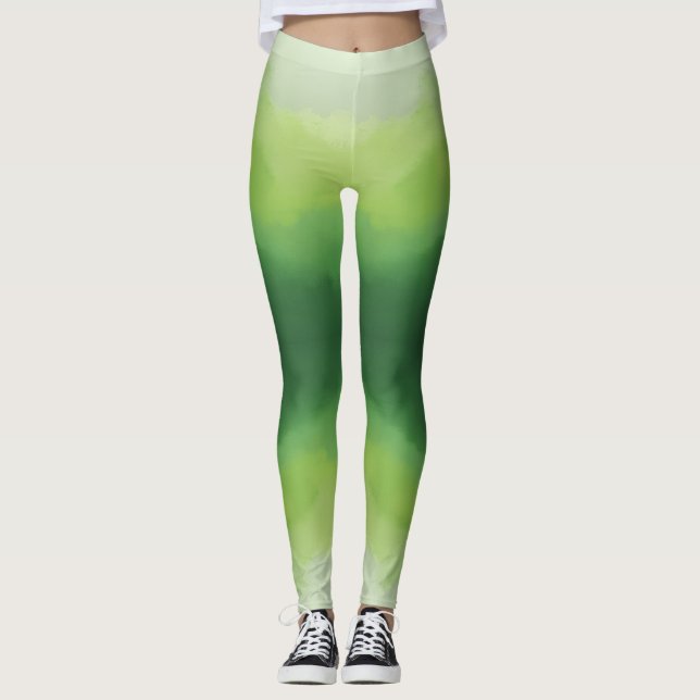 The Silence Beneath Green Hills Leggings (Front)