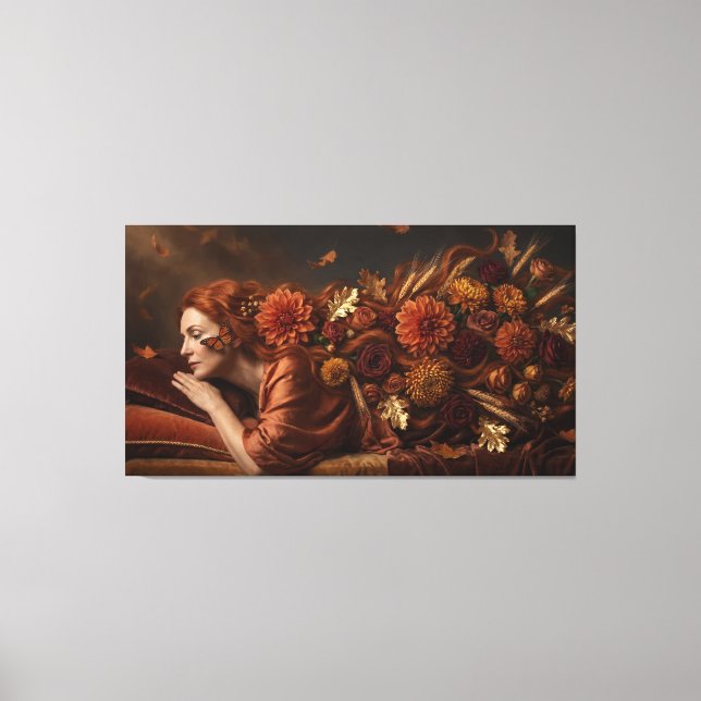 The Silent Farewell of the Sky Fish Canvas Print (Front)