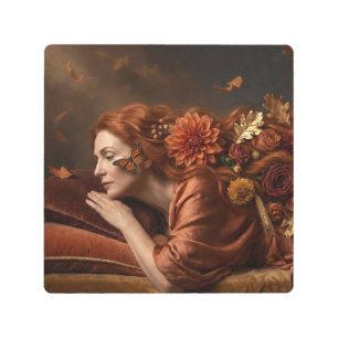 The Silent Farewell of the Sky Fish Metal Print