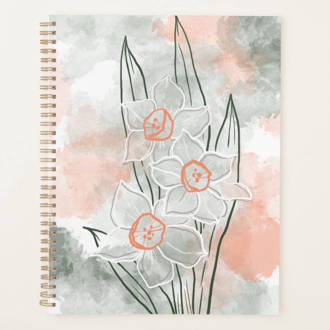 The Silent Garden: Narcissus Planner (Front)