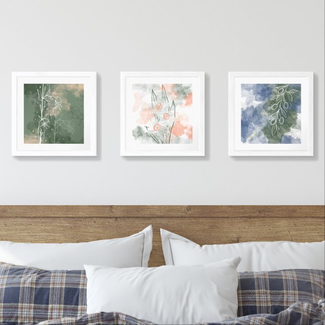The Silent Garden Wall Art Sets (Bedroom)