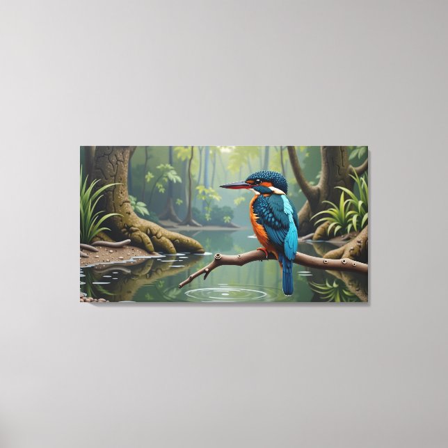The Silent Hunter Canvas Print (Front)