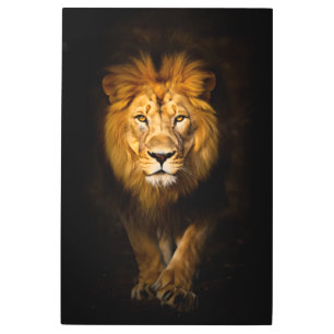 The Silent King Metal Print