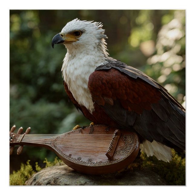 The Silent Minstrel of the Forest Poster (Front)