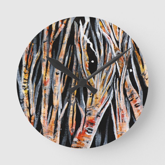 The Silent Ones Round Clock (Front)