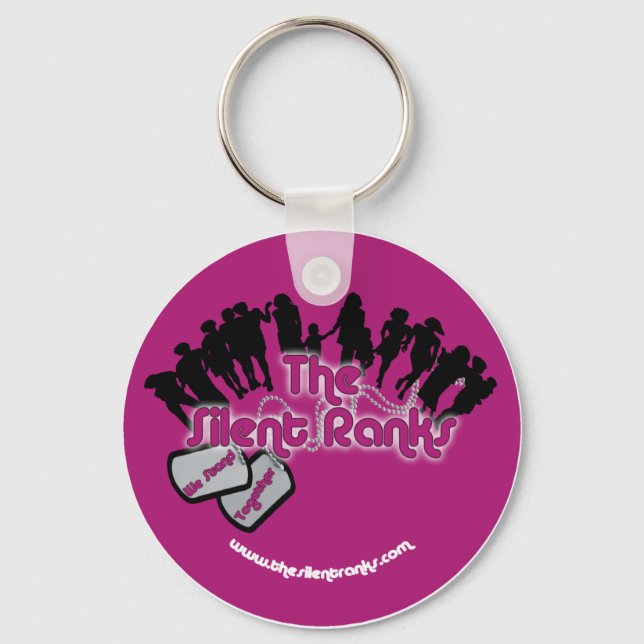 The Silent Ranks Keychain (Front)