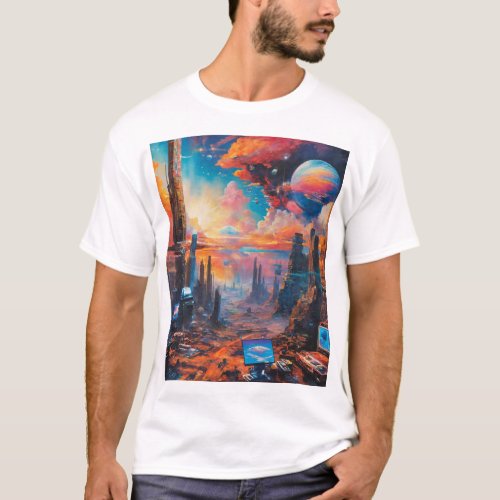 The Silent Screens A Tale of Lost Civilization T_Shirt