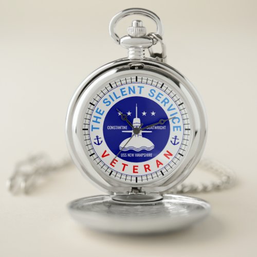 The Silent Service Veteran elegant Pocket Watch