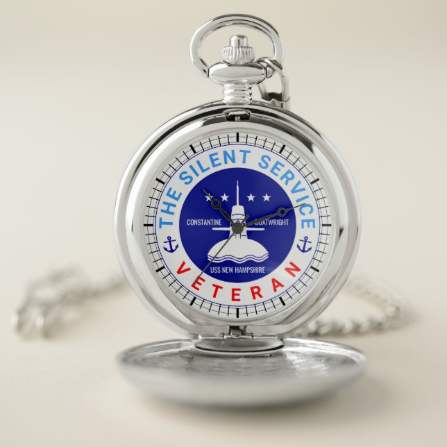 The Silent Service Veteran elegant Pocket Watch (Inside)