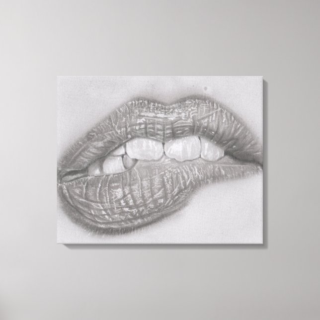 The Silent Tension Canvas Print (Front)