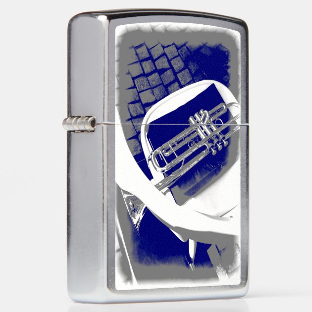 The silent trumpet zippo lighter | Zazzle