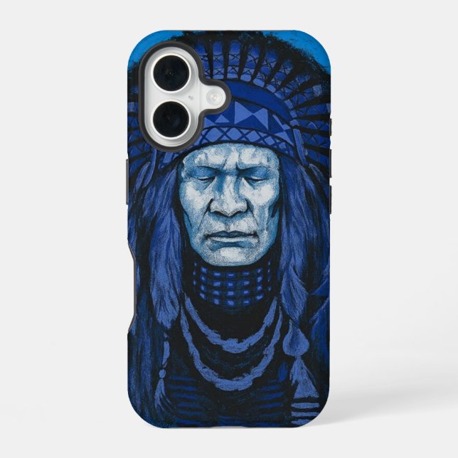 The silent Warrior Chief Iphone Case (Back)