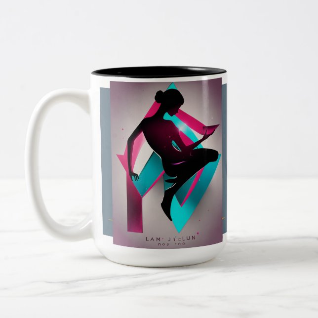 The Silhouette Mug (Left)