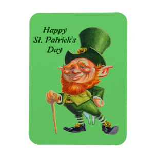 THE SILLY LEPRECHAUN magnet