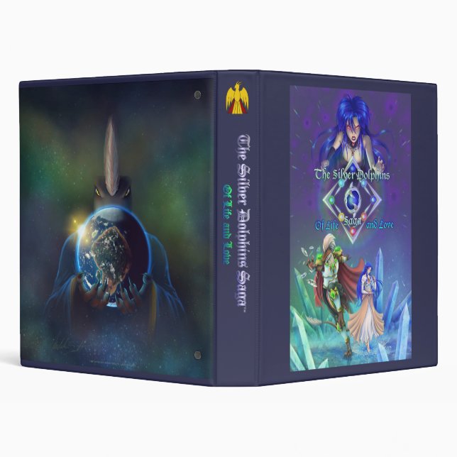 The Silver Dolphins Saga: Of life and Love 3 Ring Binder (Background)