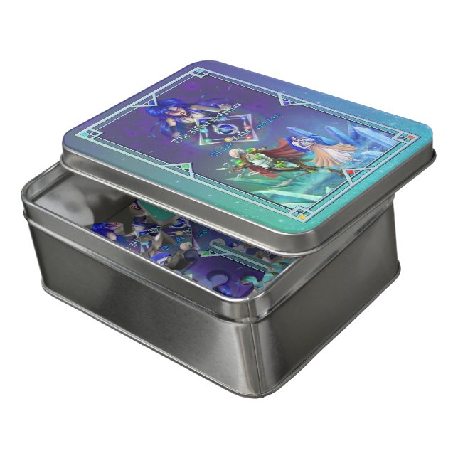 The Silver Dolphins Saga: Of life and Love       Jigsaw Puzzle (Lid Open)