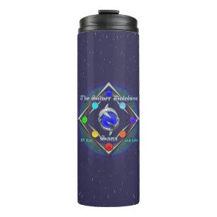 The Silver Dolphins Saga Of Life and Love Logo Thermal Tumbler