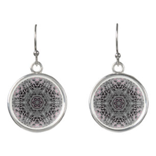 The Silver Fractal Garden Earrings