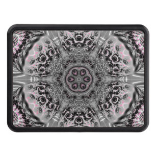 The Silver Fractal Garden Hitch Cover