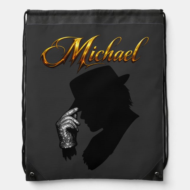 The Silver Glove Salute Drawstring Bag (Front)