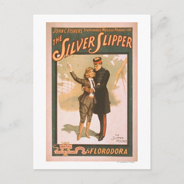 The Silver Slipper Musical Theatre Poster #1 Postcard (Front)
