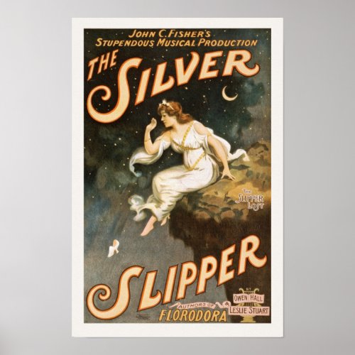 The Silver Slipper Performing Arts Vintage Poster