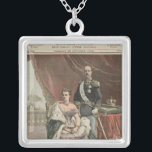 The Silver Wedding Anniversary of the King Silver Plated Necklace<br><div class="desc">The Silver Wedding Anniversary of the King of Greece,  from 'Le Petit Journal',  29th October 1892 | by Henri Meyer | Art Location: Private Collection | French Artist | Image Collection Number: XIR246058</div>