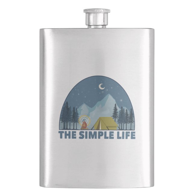 The Simple Life Camping Flask (Front)