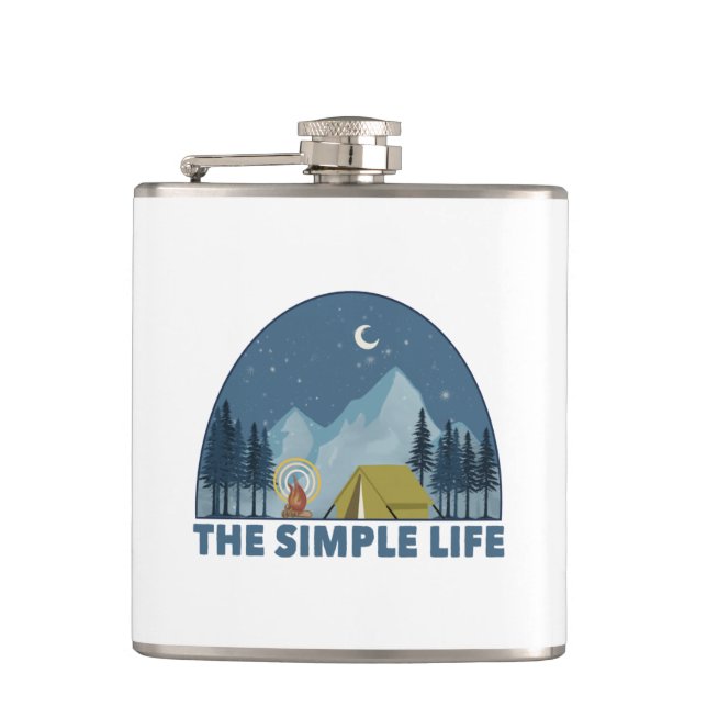 The Simple Life Camping Flask (Front)