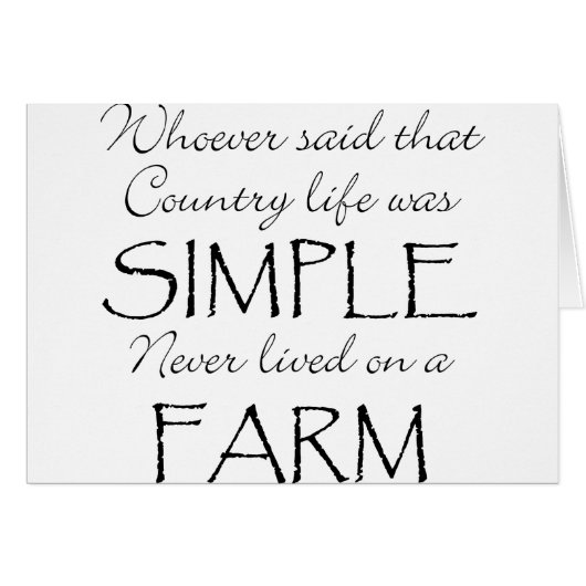 The Simple Life Cards (Front Horizontal)