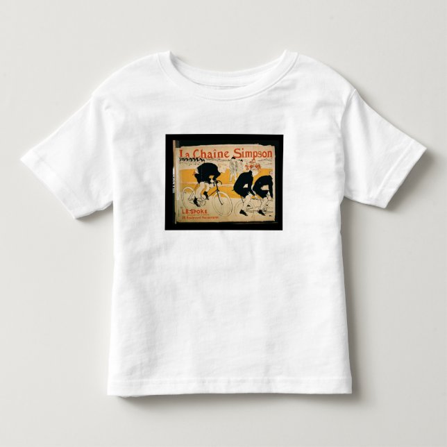 'The Simpson Chain', Paris (colour litho) Toddler T-shirt (Front)