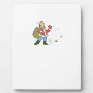 The Simpsons Christmas Tis The Jelly Season Plaque