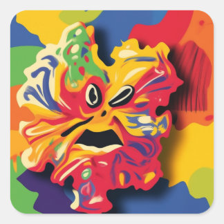 the sinester eco square sticker