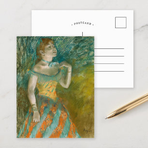 The Singer in Green Edgar Degas Postcard