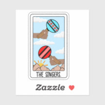 The Singers-Indigenous Vinyl Sticker