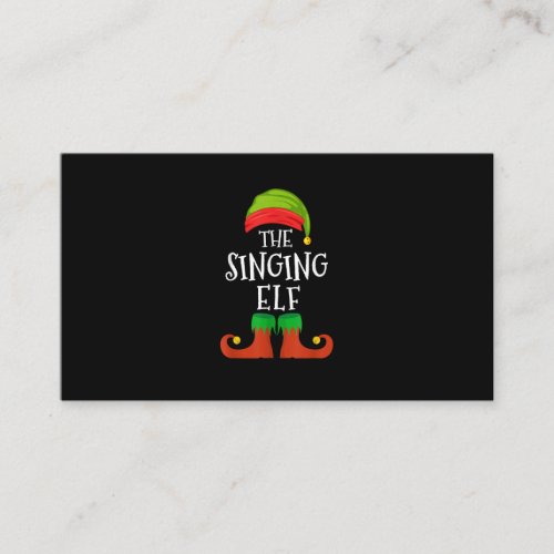 The Singing Elf Group Matching Family Christmas Ho Enclosure Card