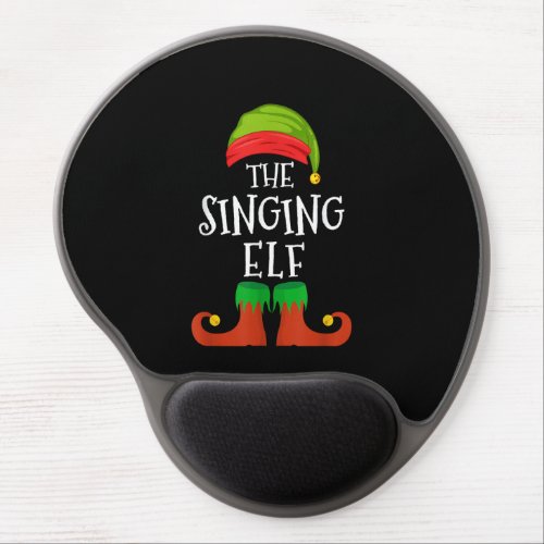 The Singing Elf Group Matching Family Christmas Ho Gel Mouse Pad
