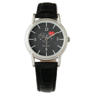 The Singing Heart romantic funny customizable Watch
