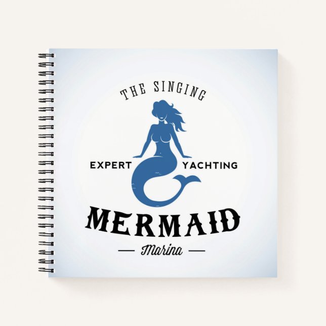 The Singing Mermaid Poster Notebook (Front)