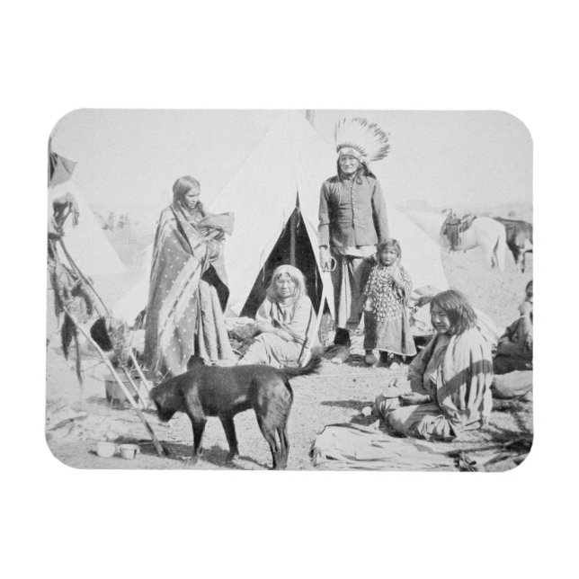 The Sioux Reservation at Pine Ridge, South Dakota, Magnet (Horizontal)