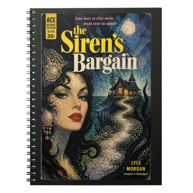The Sirens Bargain Fantasy Horror Book Journal (Front)