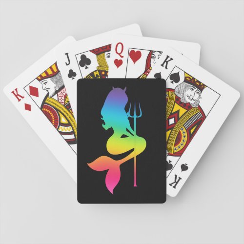 The Sirens of Sin Rainbow Poker Playing Card Deck