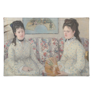The Sisters (by Berthe Morisot) Cloth Placemat