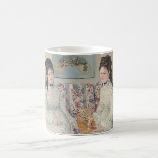 The Sisters (by Berthe Morisot) Coffee Mug (Center)